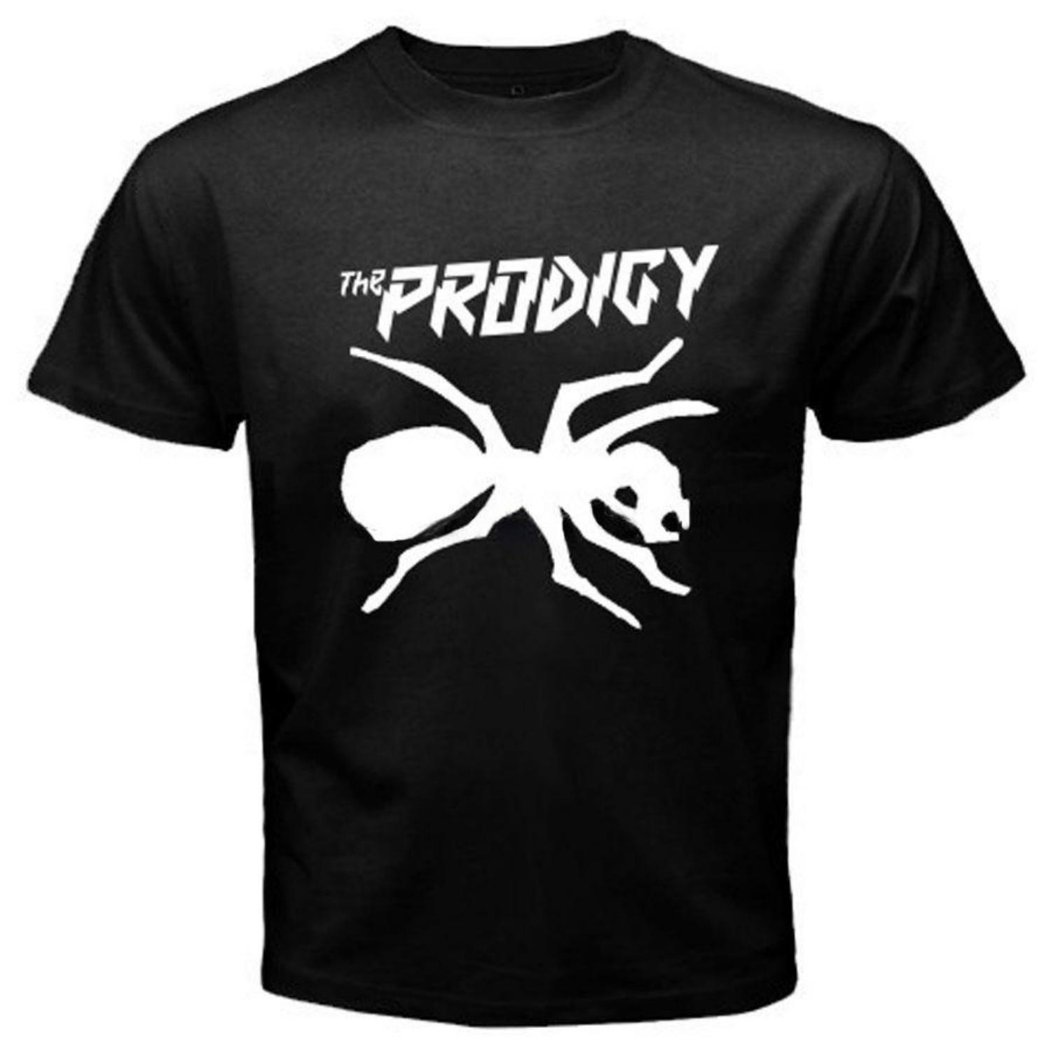

Чоловіча футболка для відпочинку The Prodigy Футболка з електронною музикою Модна повсякденна футболка з коротким рукавом Чоловічі топи Літні футболки оверсайз Camiseta XXXXXL чорний