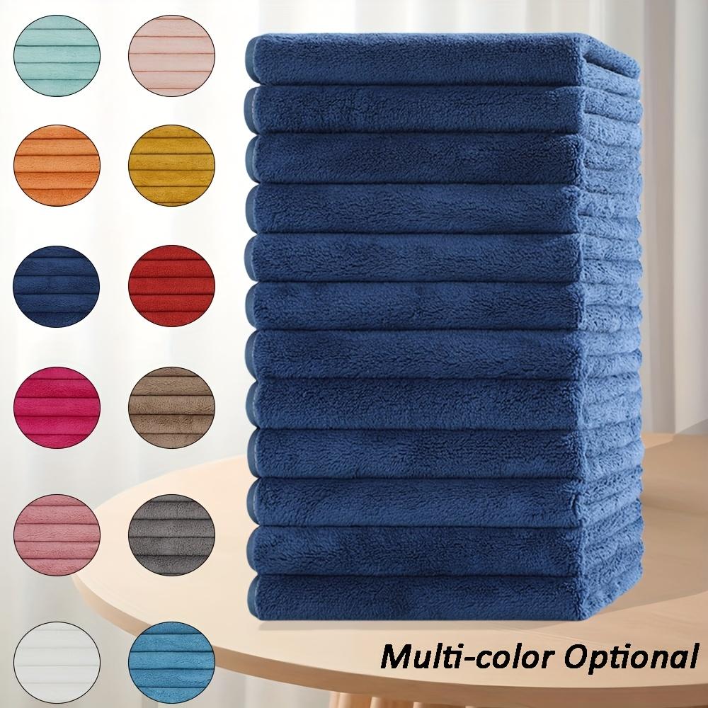 high quality12pcs Microfiber Washcloths 13.4x13.4 Inch - High Absorbency, Soft & Durable Multi-Purpose Cleaning Cloths for Kitchen, Bathroom, Hands &