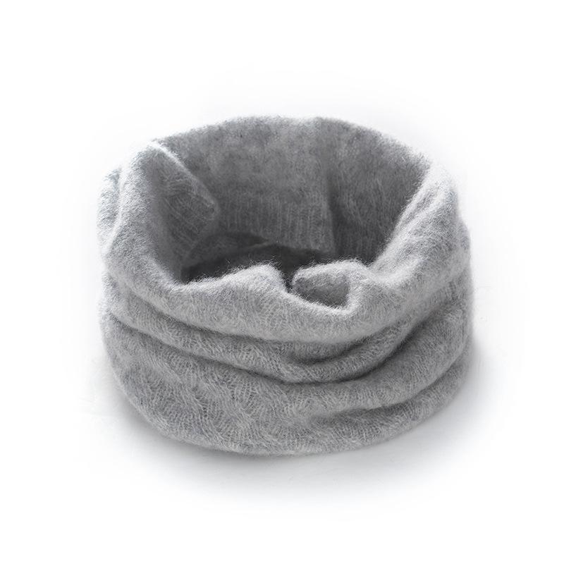 Autumn/Winter 100% Pure Cashmere Maple Leaf Hollow Unisex Neck Gaiter Scarf