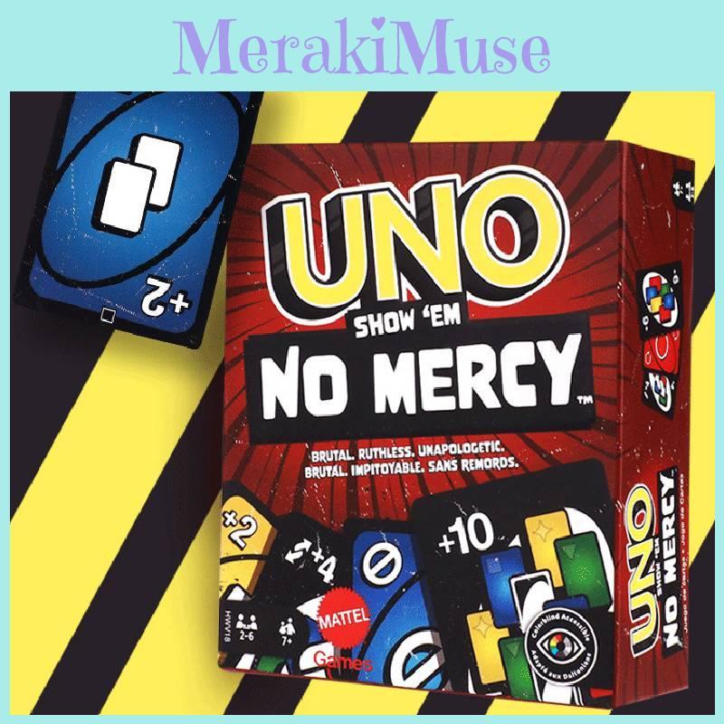 Uno Show Em No Mercy Poker Card Board Game Family Party Prop Toy Educational