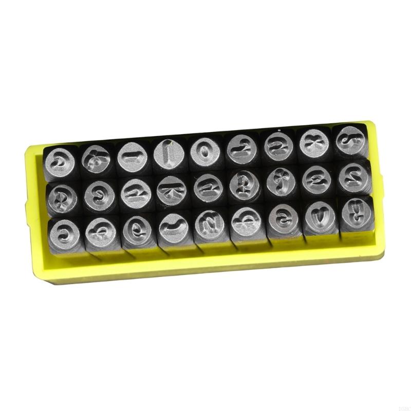 3mm Steel Letter Puncher Leather Embossing Tool For Leather Craft Jewelry Making