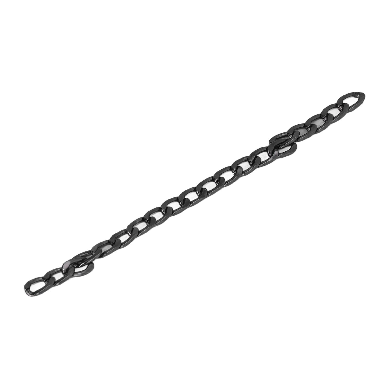 

10 м алюминиевая цепь панцирного типа элегантные устойчивые к ржавчине металлические цепи панцирного типа для ожерелий изготовление ювелирных изделий своими руками серый