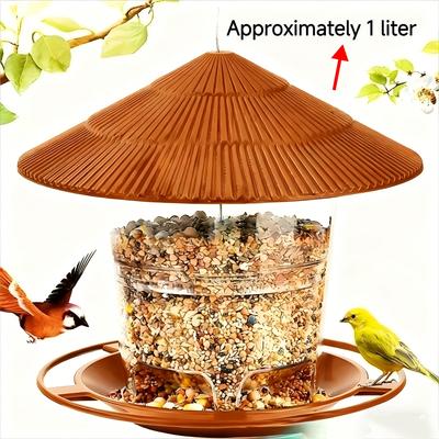 Minimalist Outdoor Garden Hanging Bird Feeder, Popular Automatic Hummingbird Feeder For Wild Birds