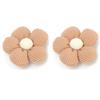 Cute Car Hooks Car Dashboard Center Console Fabric Flower DIY Decoration Accessories Multifunctional Small Self-adhesive Hooks