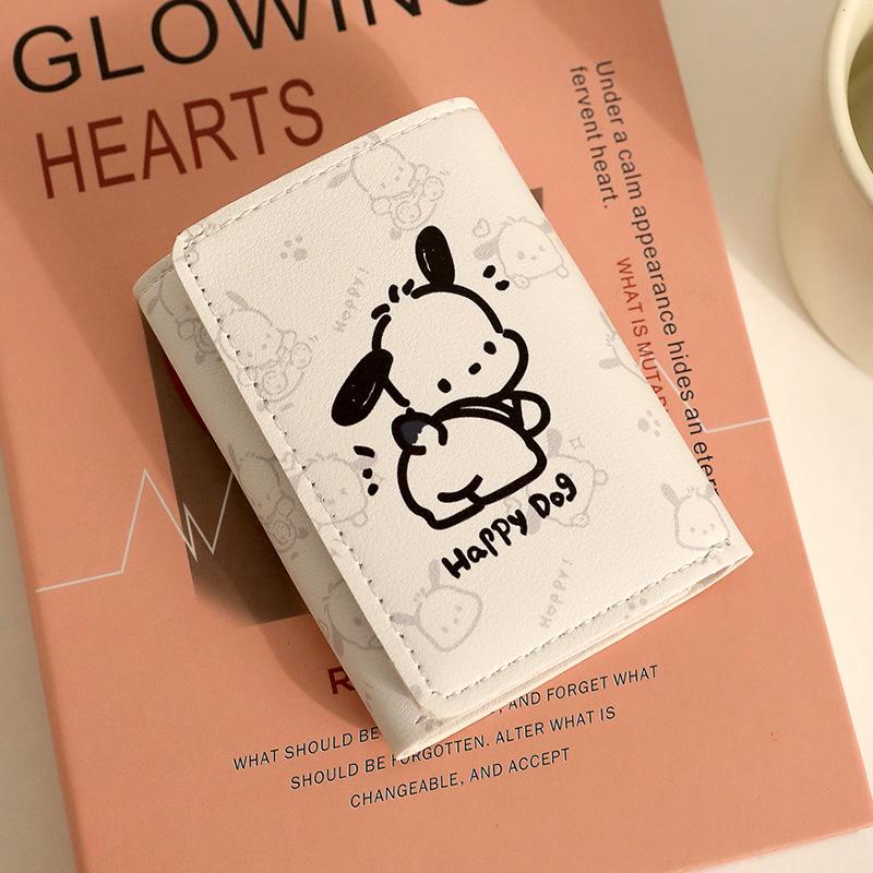 

Многофункциональный мультяшный кошелек-трифолд с собакой: Большая вместимость с несколькими слотами для карт и дизайном «два в одном» для карт и водительского удостоверения