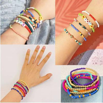 Fabrication de colliers en acrylique de 6,5 mm de couleur crème pour boucles d'oreilles, porte-clés, matériel de bricolage, perles cylindriques en vrac, 50 pièces, accessoires, bijoux, bracelet