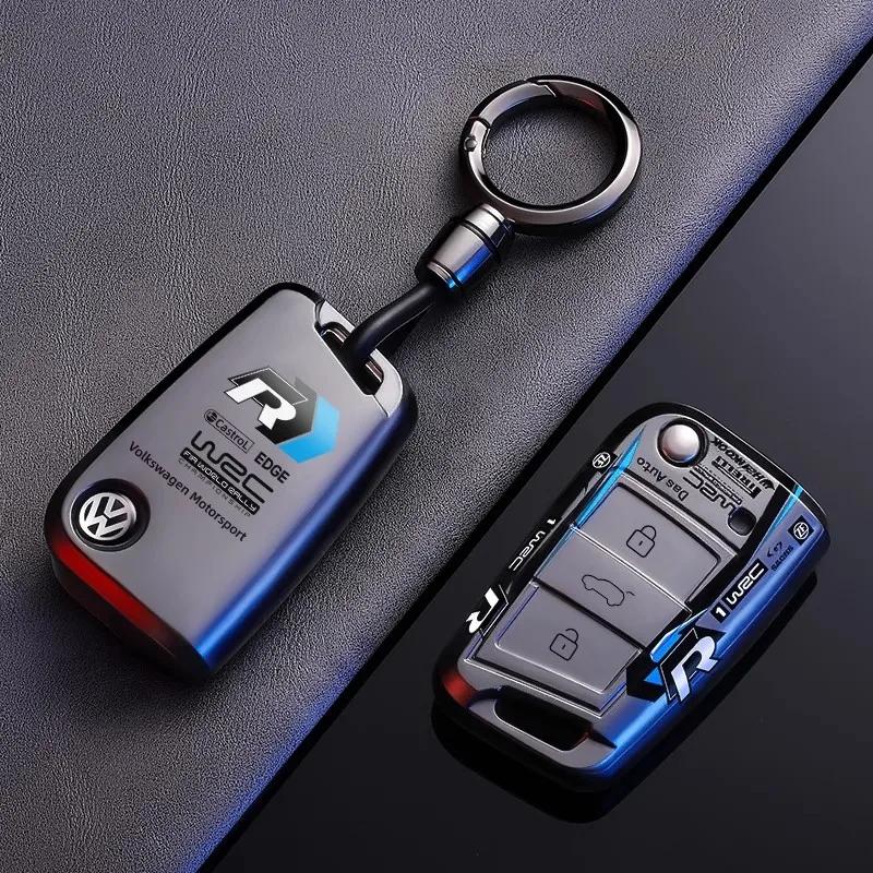 VW GTI GOLF 2026 Heiß für VW VOLKSWAGEN Auto Klappbarer Fernbedienungsschlüsselanhänger Hülle Schale Für Volkswagen VW Polo Golf 7 MK7 Tiguan Pass