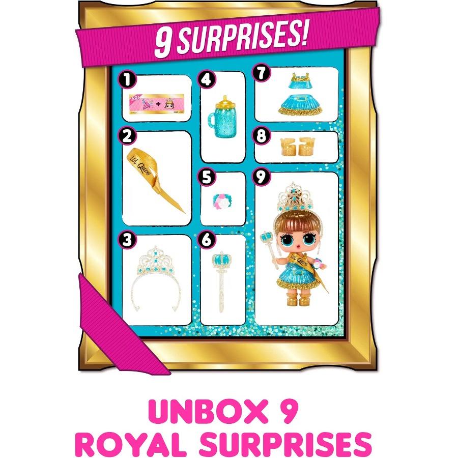 LOL Surprise! Queen Doll, 9 Surprises, Including a Doll, Outfits, and Royal-Themed Accessories—A Great Gift for Girls Ages 4 and Up