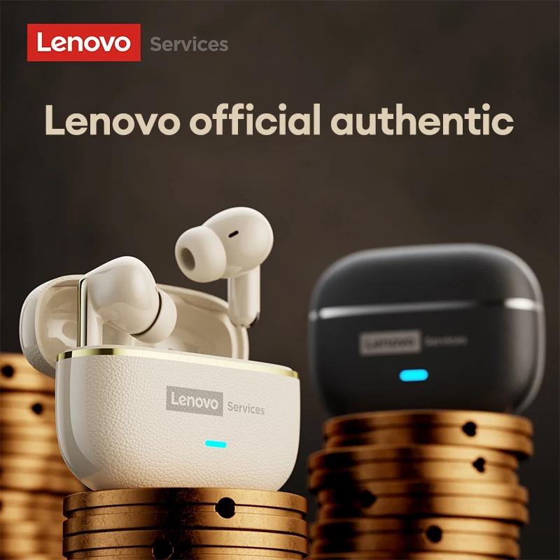 Lenovo LE208 Wireless Headphones TWS 6.0 Bluetooth Earphones Long Battery Music Game ENC Noise Cancelling Earbuds
