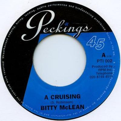 7inch Record BITTY MCLEAN, SUPERSONICS - A Cruising (Re-press) / Baby Tonigh PT1002 Peckings 2004 UK Reggae, Ska & Dub