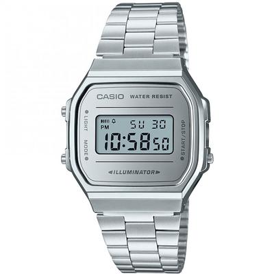 A168WEM-7DF Digital Quartz Silver Stainless Steel Uni Watch