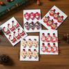 Creative Christmas Wooden Cartoon Clips for Holiday Decoration & Photo Display