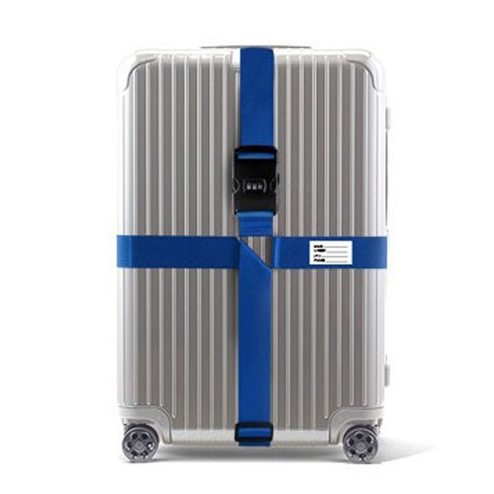 Travel Luggage Strap Adjustable Password Lock Packing Belt Baggage Secure Lock Anti-theft Luggage Strap Bundling Belt