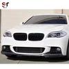 BMW 5 Series F10 F18 Carbon Fiber V-Style Front Lip, Bumper Diffuser, Splitter, and Chin Guard Modification.