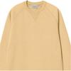 Carhartt WIP SS23 Logo Print Pullover Crewneck Sweatshirt Men Sweatshirt Yellow I026383-1NS-XX