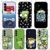 Invader ZIM Cool Popular Anime Phone Case For Samsung Galaxy S25 S24 S23 S22 S21 S20 Plus Ultra Note20 Soft Black