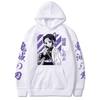Demon Slayer Shinobu Kochou Graphic Hoodies Kimetsu No Yaiba Anime Hoodie Spring Warm Pullover Sweatshirts Tops