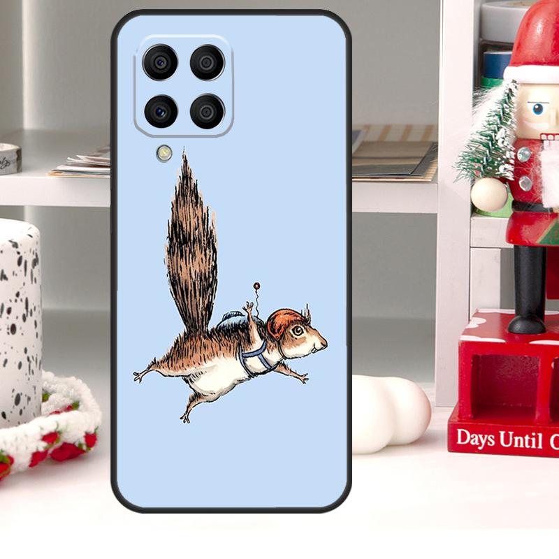 Cartoon Squirrel For Samsung Galaxy M13 M33 M53 M52 M32 M12 M14 M34 M54 M21 M31 M51 M20 M15 M55 M30s Case