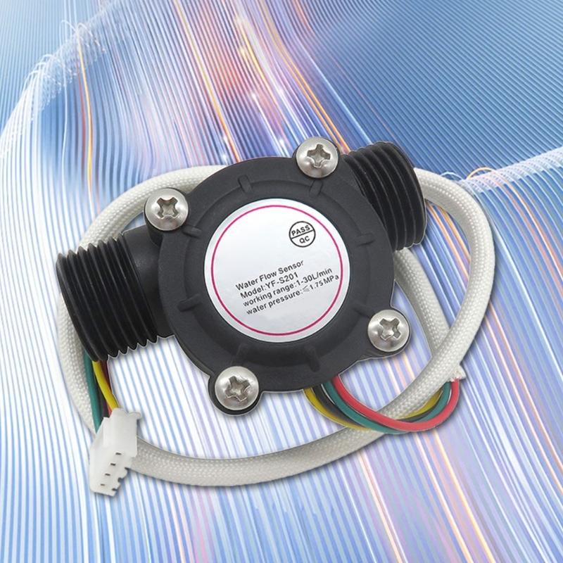 YF-S201 Water Flows Sensors 1.75MPa Flows Sensors 3.5-24V G1/2inch Water Control Liquid Flowmeter Counter Sensors Replacement