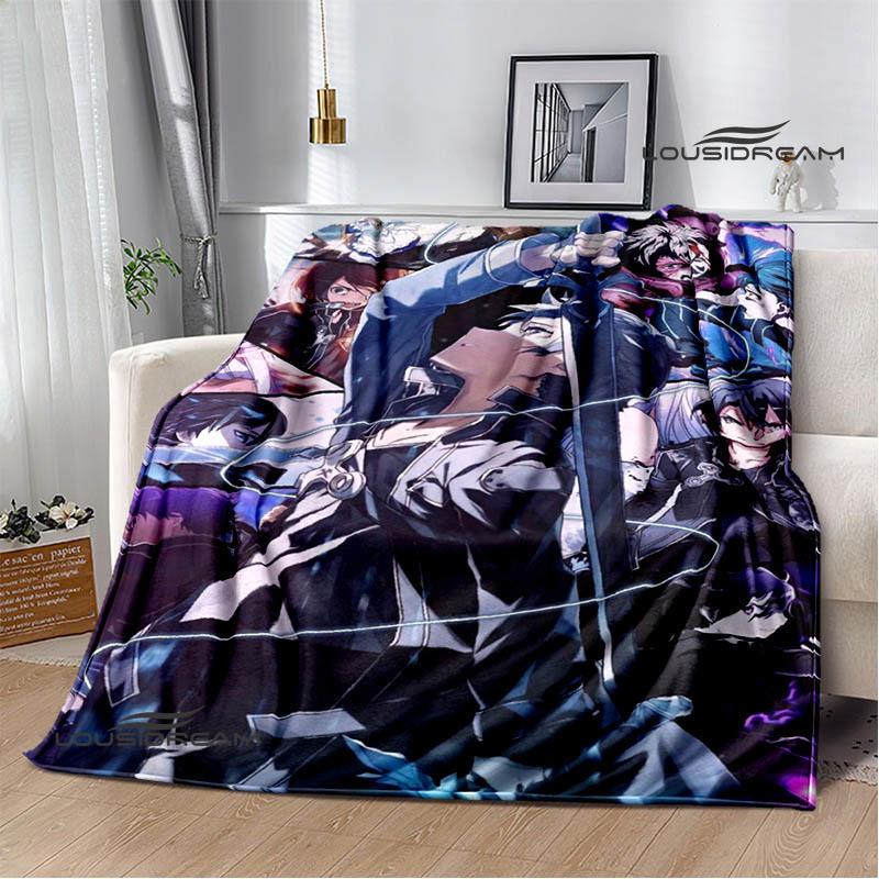 Cartoon Sword Art Online Printed Blankets Picnic Blanket Warm Flannel Blankets Home Bed Linings Blankets for Beds Birthday Gift