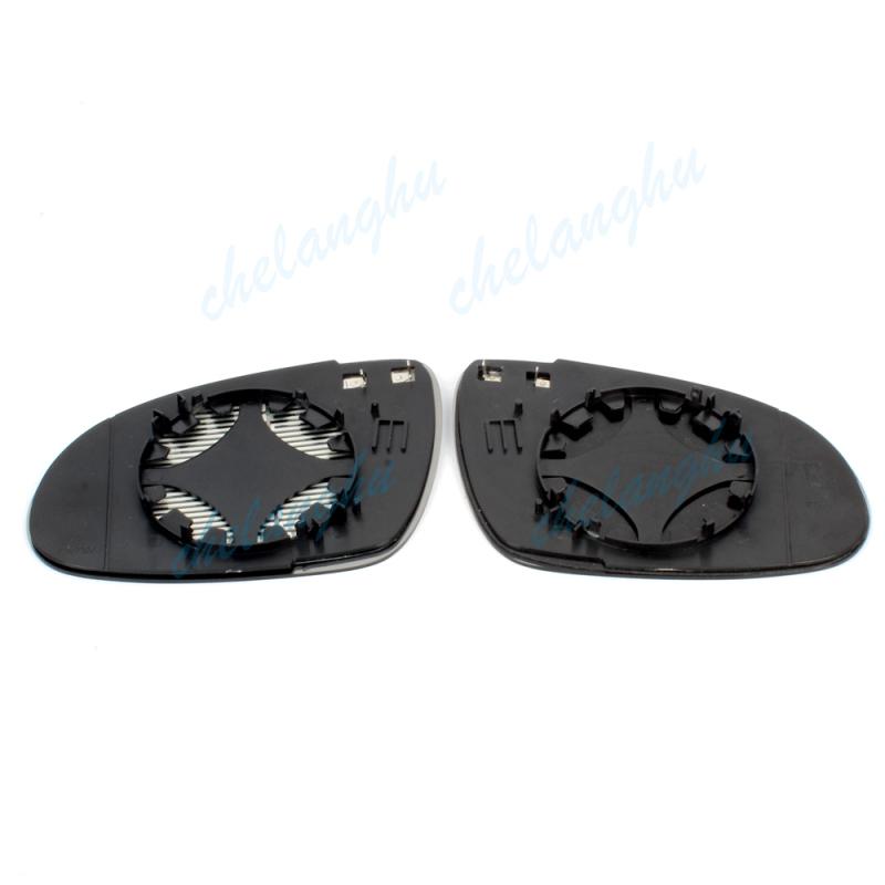 Lens For VW Passat B6 2006 2007 2008 2009 2010 Rearview Mirror Blue Glass Car Accessories 0857521 0857522