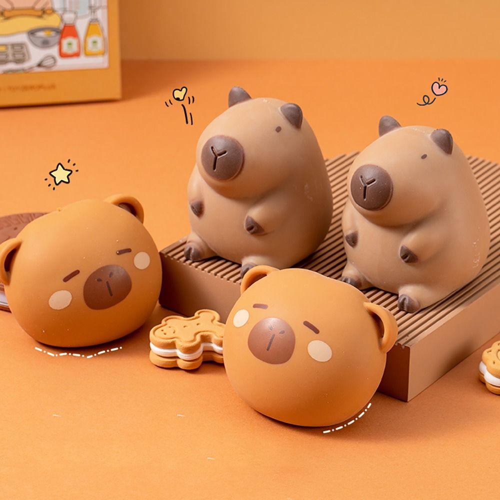 

Capybara Decompression Toy TPR Decompression Doll Gift Pinching Joy