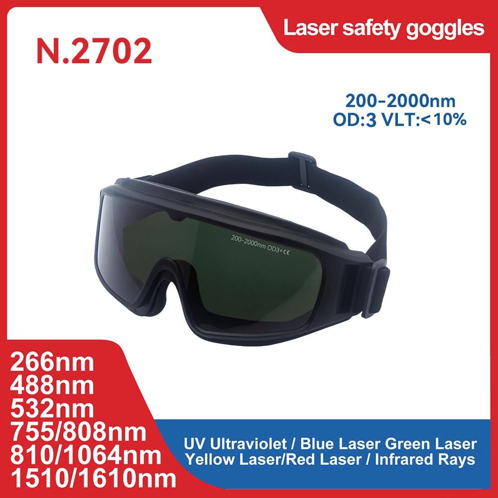 190-2000nm Laser Protective Glasses Certified Diode Laser Glasses Detector Laser Goggles