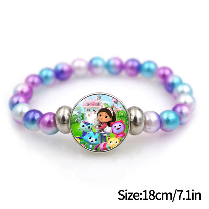 Cute Gabby Dollhouse Necklace Animation Girls Bracelets Choker Kids Present Cosplay Accessories Birthday Party Favor