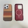 For MagSafe 16Pro Case Carbon Fiber 3D Relief Case for iPhone 16 15 14 13 Pro Max Wireless Charging Alloy Lens PC Magnetic Cover