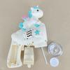 Unicorn Blowing Bubble Machine Baby And Children'S Handheld Non Toxic Electric Net Red  New Gatling Gun Toy