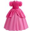 Girls Tulle Dress Wednesday Addams Cosplay Party Performance Long Witch Theme Gown