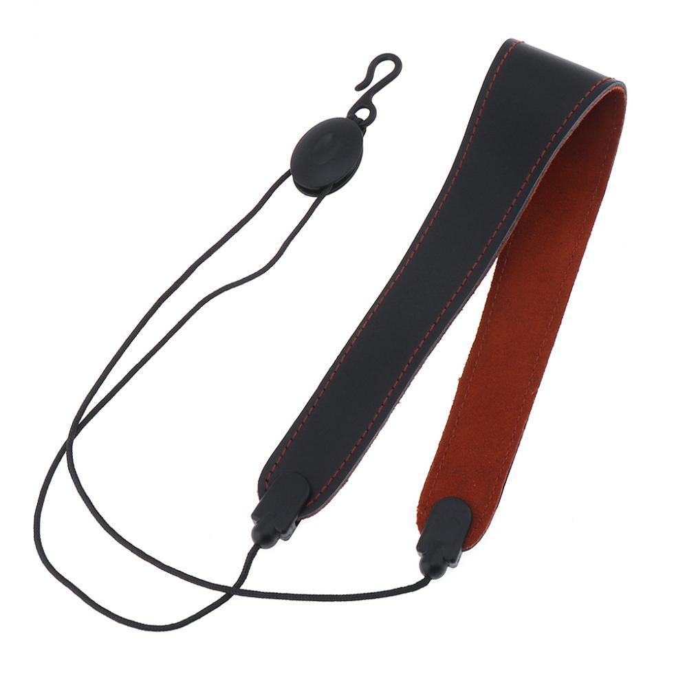 Adjustable Leather Saxophone Clarinet Neck Strap Single Shoulder Strap for Saxophone Clarinet