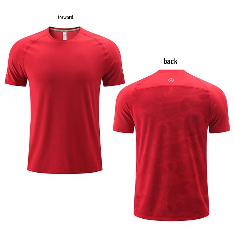 Unisex Quick-Dry Marathon T-Shirt & Track Suit - Short Sleeve, Team Uniform for Running and Fitness