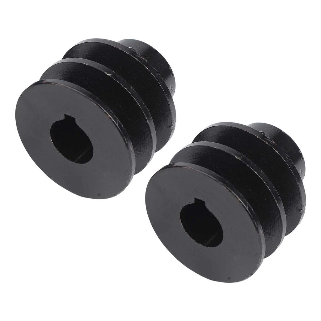 2pcs A Type V Belt Pulley for 168F 170F Engines Iron Construction for Reliable Performance In Tough Conditions