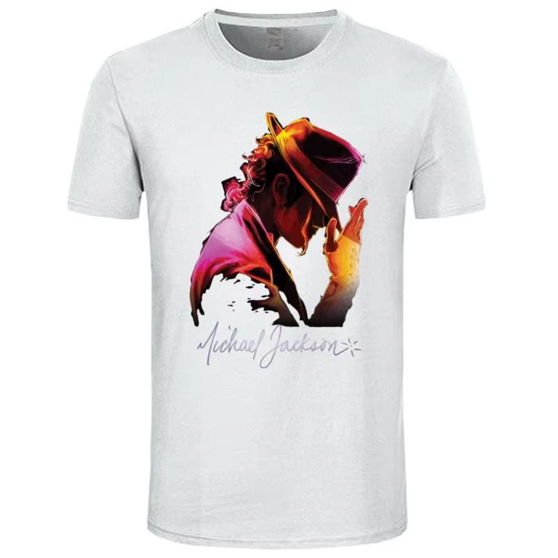 Michael Jackson T Shirt Brand New Fashion Men Tshirts Musician Hip Hop Short Sleeve Crazy Tshirt pure Cotton O Neck Mens Tops