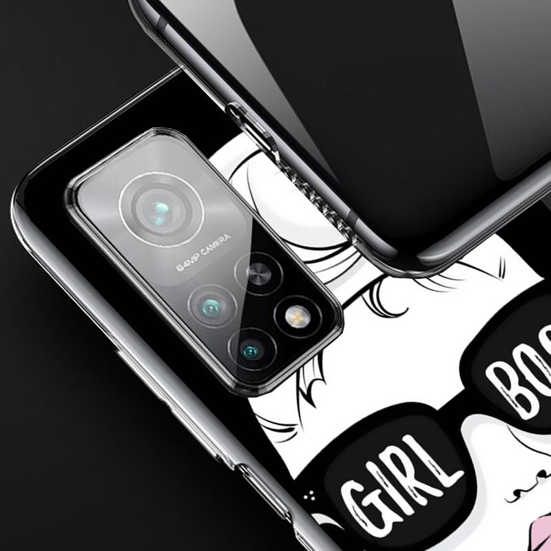 Girl Boss Female Coffee Phone Case For Xiaomi Redmi Note 15 14 13 12S 12 11 Pro Plus 14S 11S 11E 10 10S 11T 5G Personalized Cove