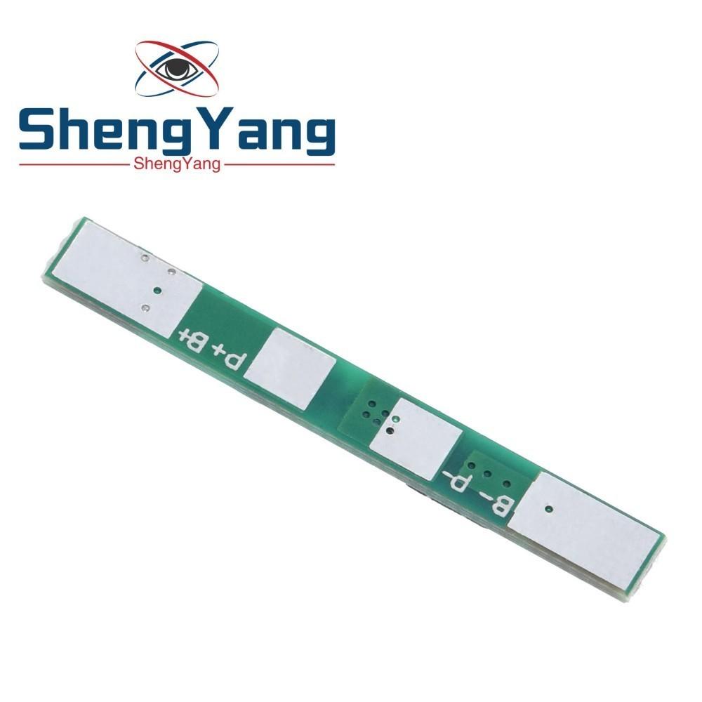 TZT 1PCS/5PCS/10PCS/LOT 1S 3.7V 3A li-ion BMS PCM battery protection board pcm for 18650 lithium ion li battery