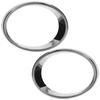 Renault Kadjar 2015- Halogen Frame CHROME Left + Right 2 Pcs. SET