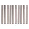 10pcs RC Motor Shafts, 3x28.5mm RC Brushless Motor Shaft Replacement with Circlips for Brushless Motors, Flat Position