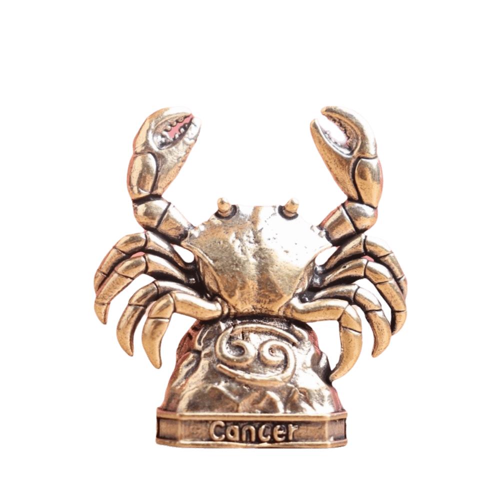 Vintage The Twelve Zodiac Signs Artisan Craft Desktop Ornaments  Living Room Decoration Cancer
