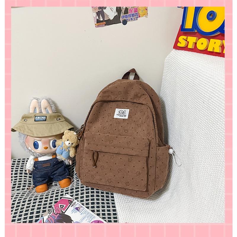 New Mori small fresh backpack Korean ins junior high school student schoolbag polka dot girl student backpack