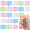 10 Stück Eiswürfel Squishy Knetspielzeug Stressabbau Angstspielzeug für Erwachsene Kinder Jungen Mädchen Partygeschenke Geschenke Klassenzimmerpreise
