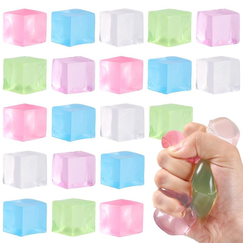 Spielzeug 10 Stück Eiswürfel Squishy Knetball Stressabbau Angst Erwachsene Partygeschenke Geschenke Klassenzimmerpreise Kinder Jungen Mädchen