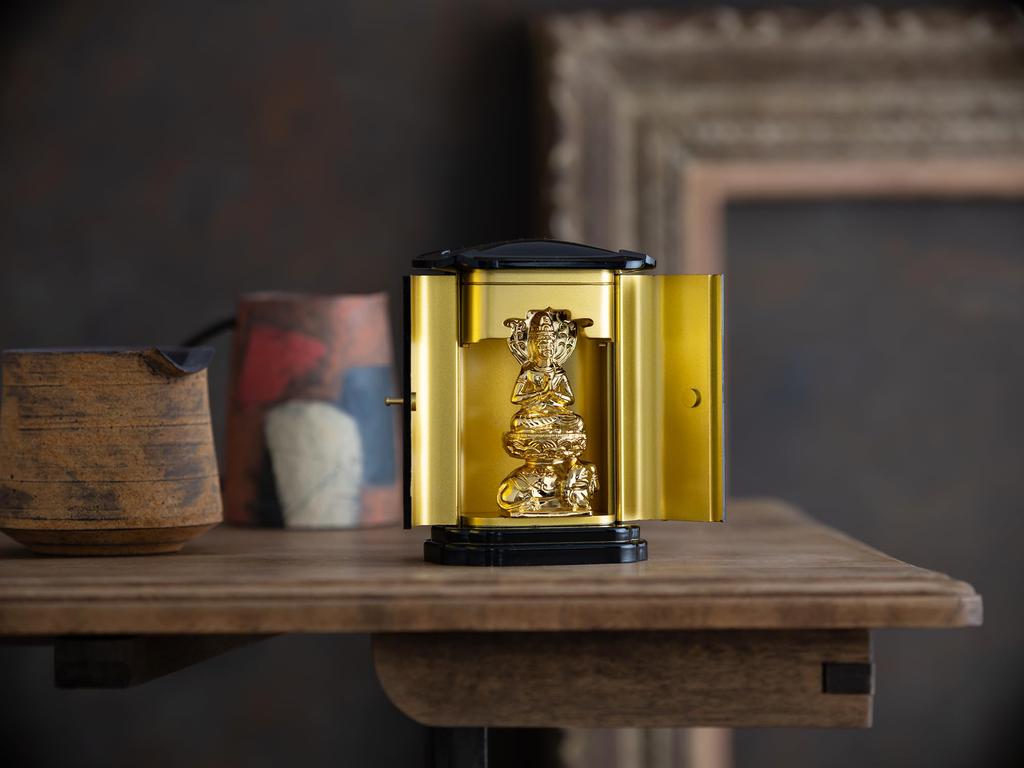 Buddha Statue Fugen Bosatsu Gold PC Zushi Included Buddhist Kageaki Watanabe Prototype In the Year of the Dragon and Zodiac Signs Zodiac Guardian Main