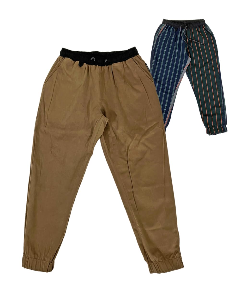 

Gym Master Men s Reversible Tapered Jogger Pants, G218747 (S, Size 90: Crazy)