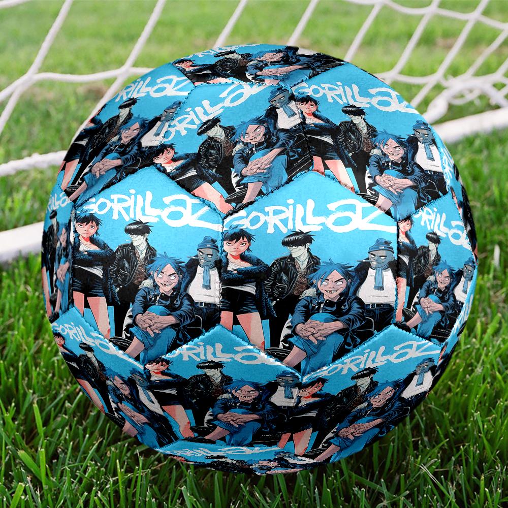 Gorillaz Theme Size 5 Soccer Ball, Suitable for Both Indoor and Outdoor Matches, a Gift Suitable for Everyone.
