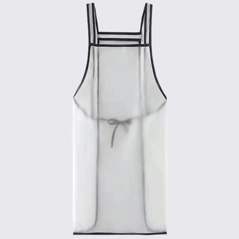 Customized Waterproof TPU Apron with Logo - Transparent and Oil-resistant