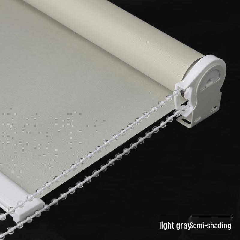 Haoyijia No-Drill Semi-Blackout Roller Blind 1.7m W x 2.5m H