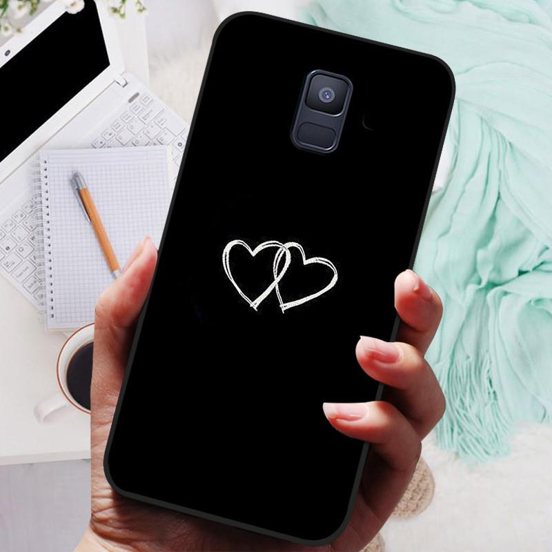 Für Samsung Galaxy A8 Plus 2018 Hülle Schwarze Abdeckung Löwe Wolf Silikon Weiche Rückseite Hüllen Für Samsung A8 2018 A530 A530F Handyhülle
