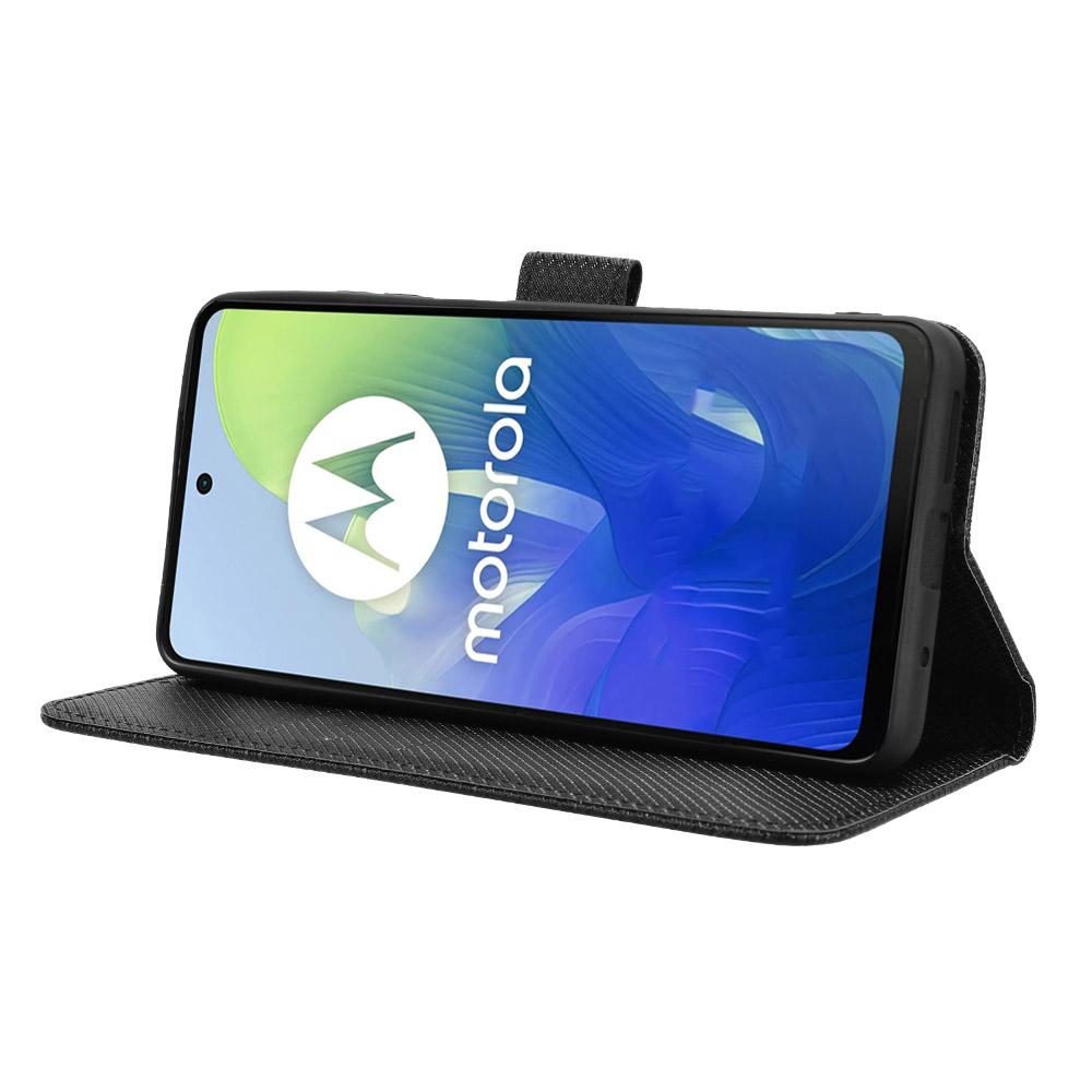 For Motorola Moto G04 4G/G04s 4G/G24 4G/G24 Power/E14 4G Magnetic Case Diamond Texture Wallet Anti-Drop Cover